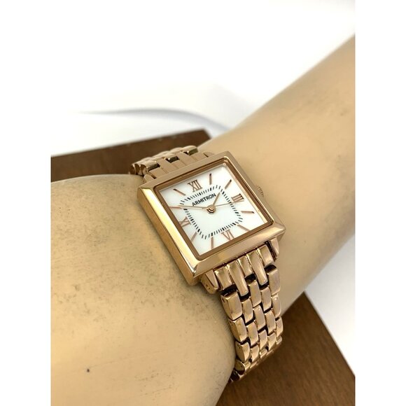 Armitron Women\'s Watch 75/5831RG Quartz Mother of Pearl Dial Rose Gold Steel main image 8